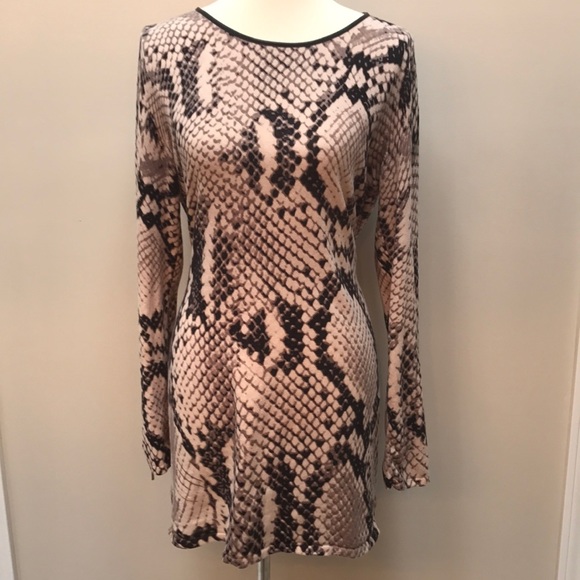 Michael Kors Python Tunic Sweater Size Large - Picture 1 of 5